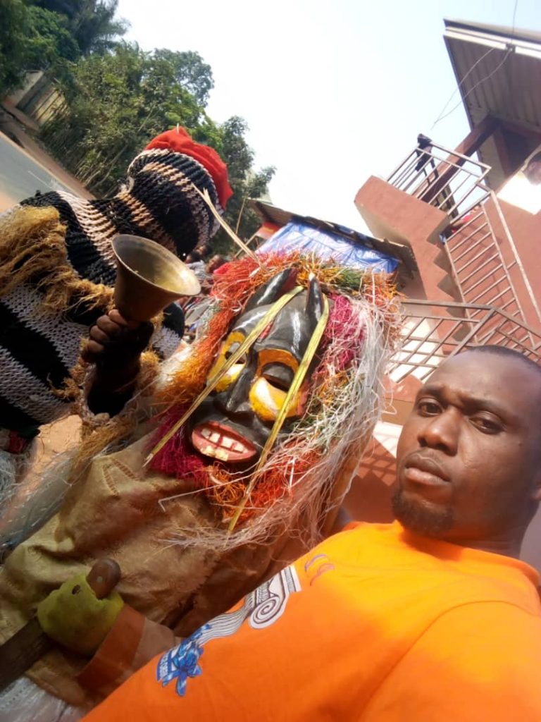 Abagana Masquerade and Engr Arinze